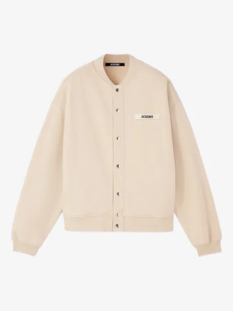 Jacquemus The Gros Grain button-fastening logo-plaque cardigan