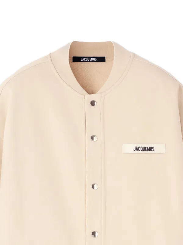 Jacquemus The Gros Grain button-fastening logo-plaque Cardigan