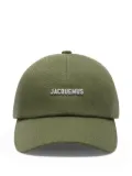 Jacquemus The Gadjo logo-plaque baseball cap - Green