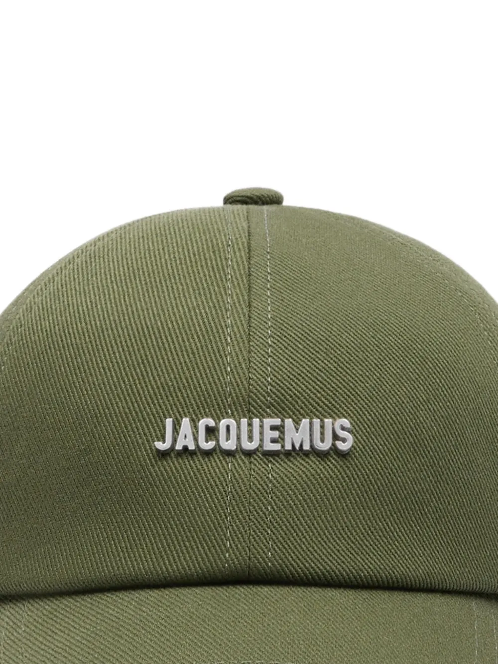 Jacquemus The Gadjo honkbalpet met logoplakkaat Groen