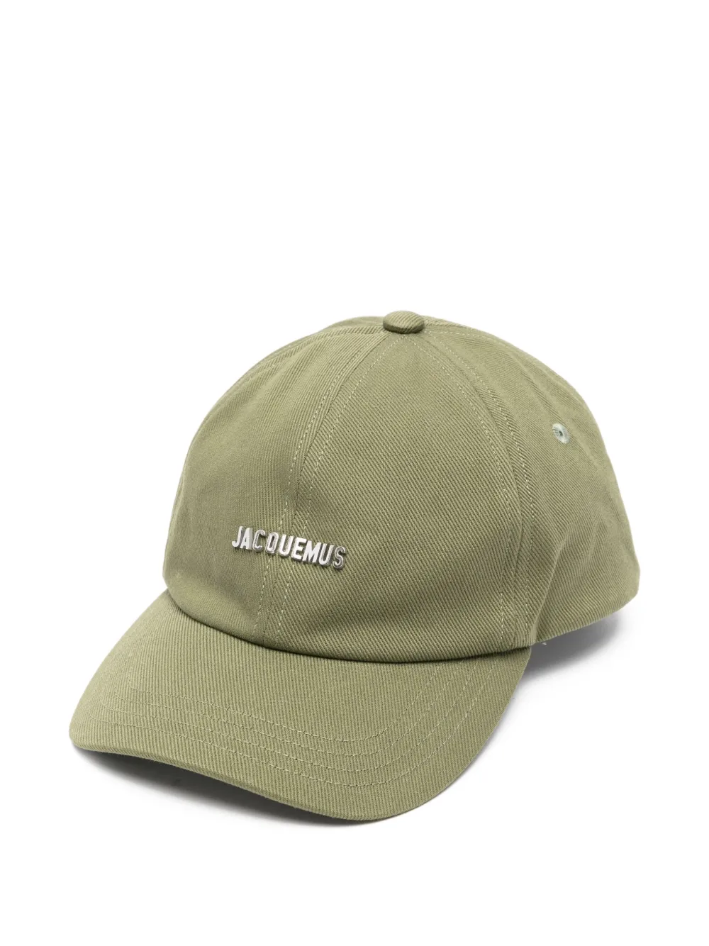 Jacquemus The Gadjo logo-plaque baseball cap | Green | Image 1