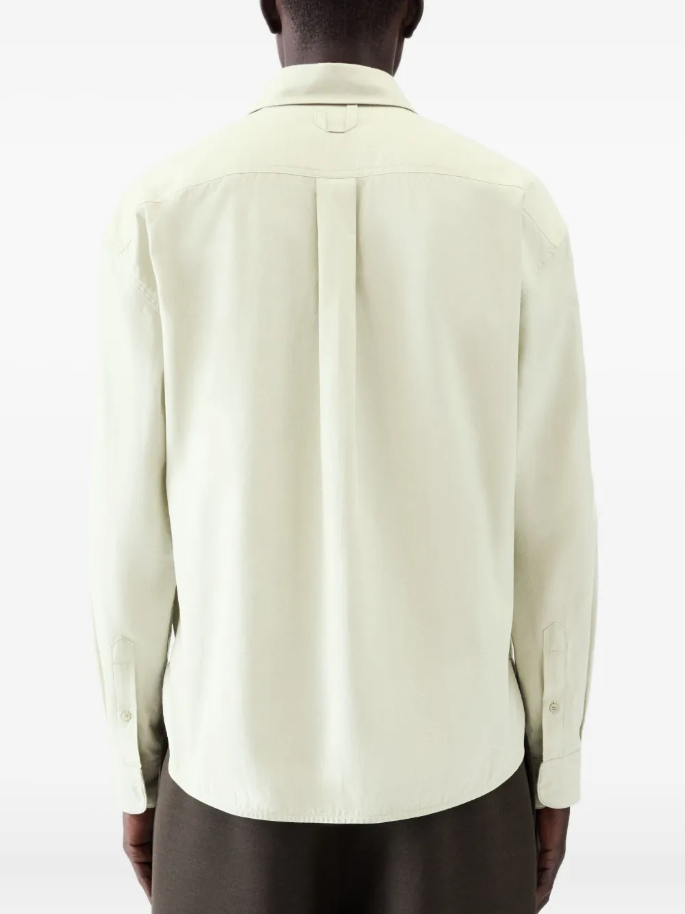 Jacquemus Simon Long-sleeved Shirt In Gray