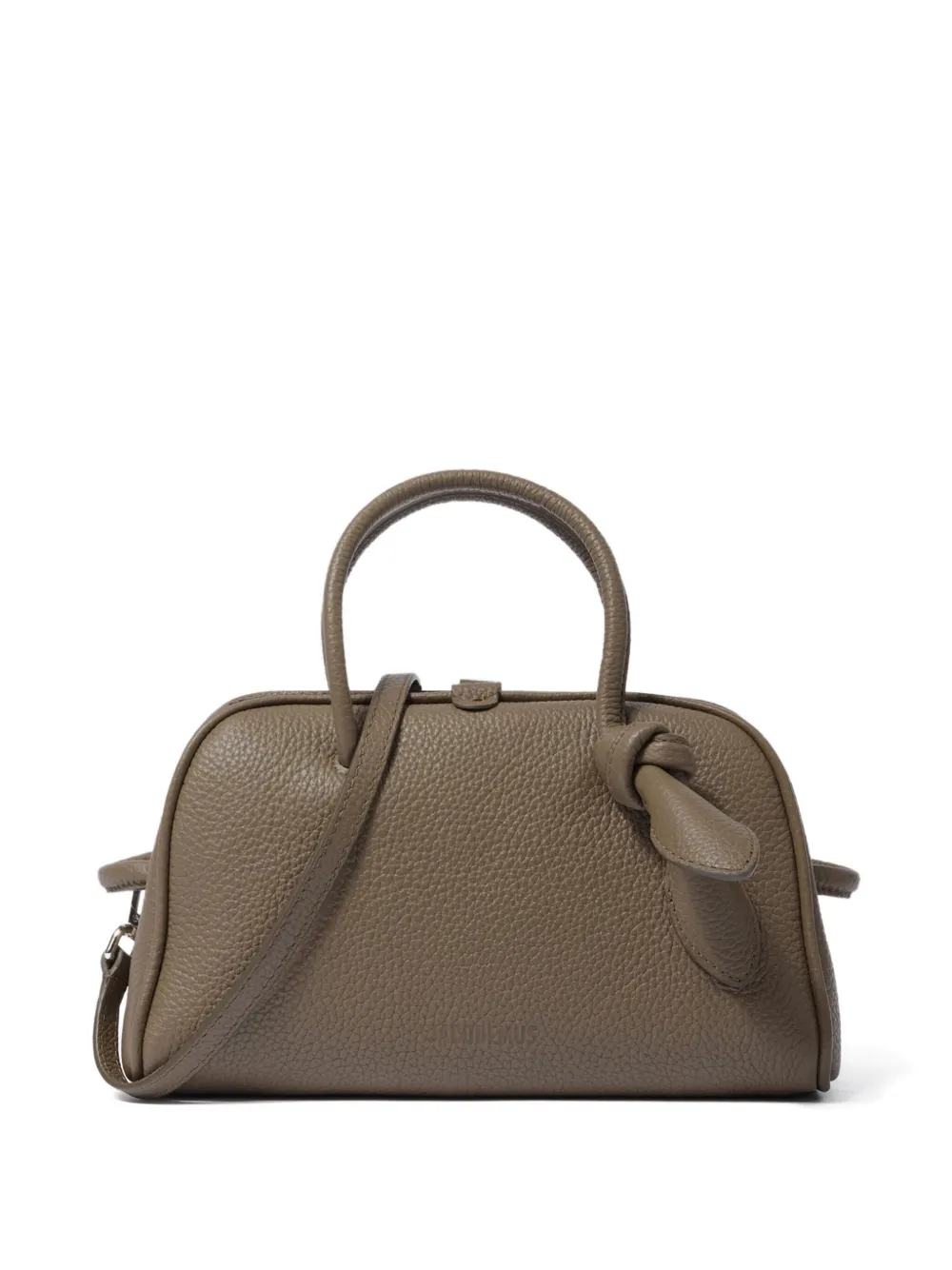 Jacquemus Small Turismo Tote Bag In Brown
