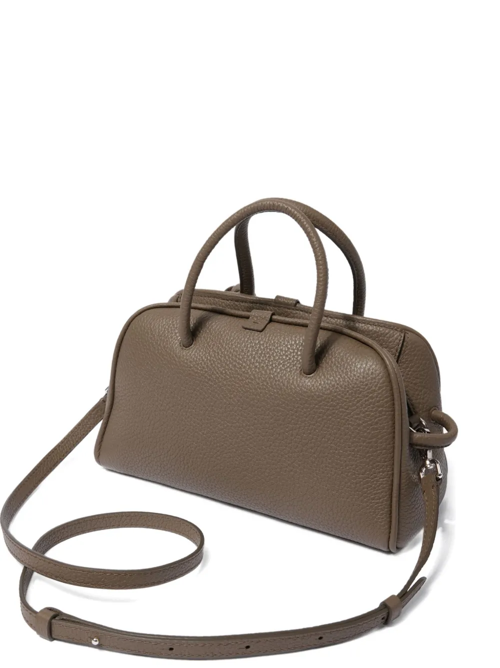 Jacquemus Small Turismo Tote Bag In Brown