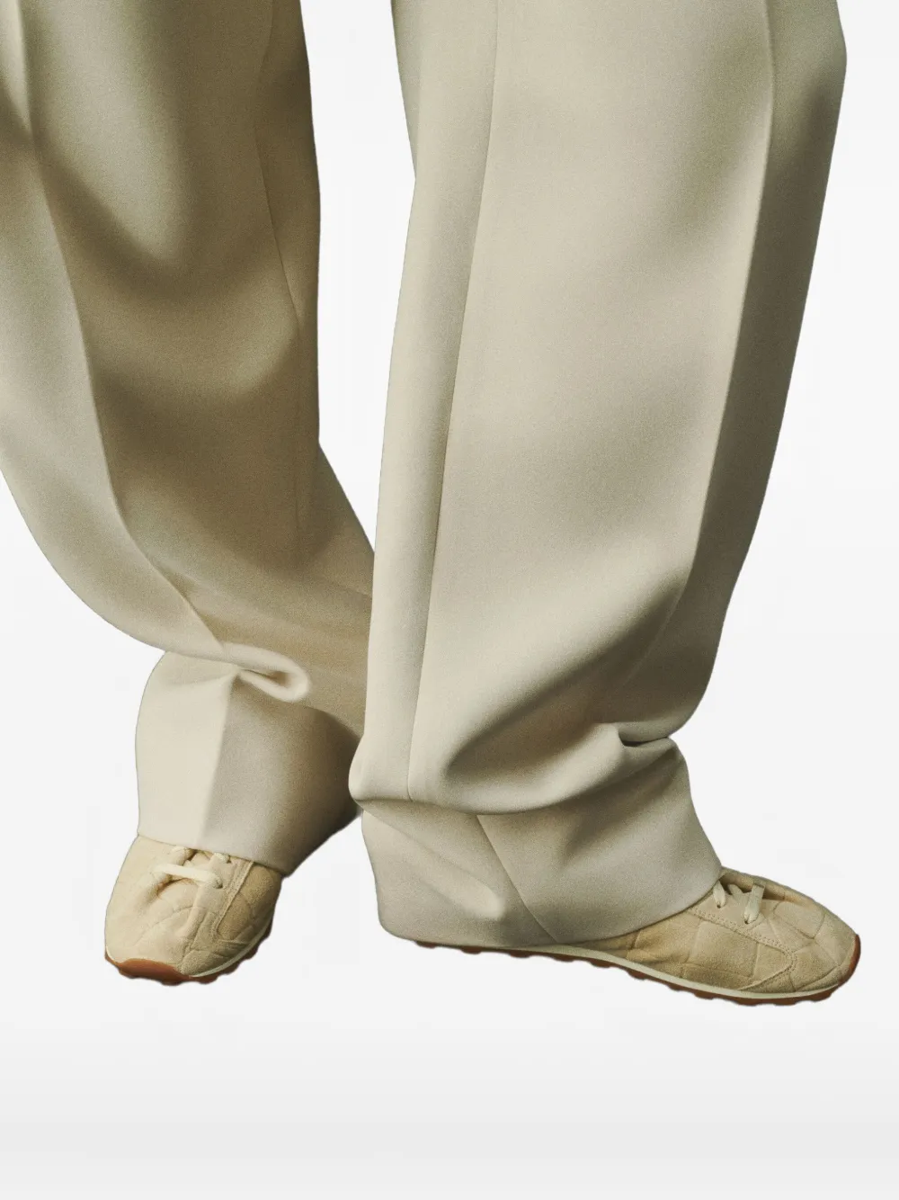 Jacquemus low-top suede sneakers Neutrals