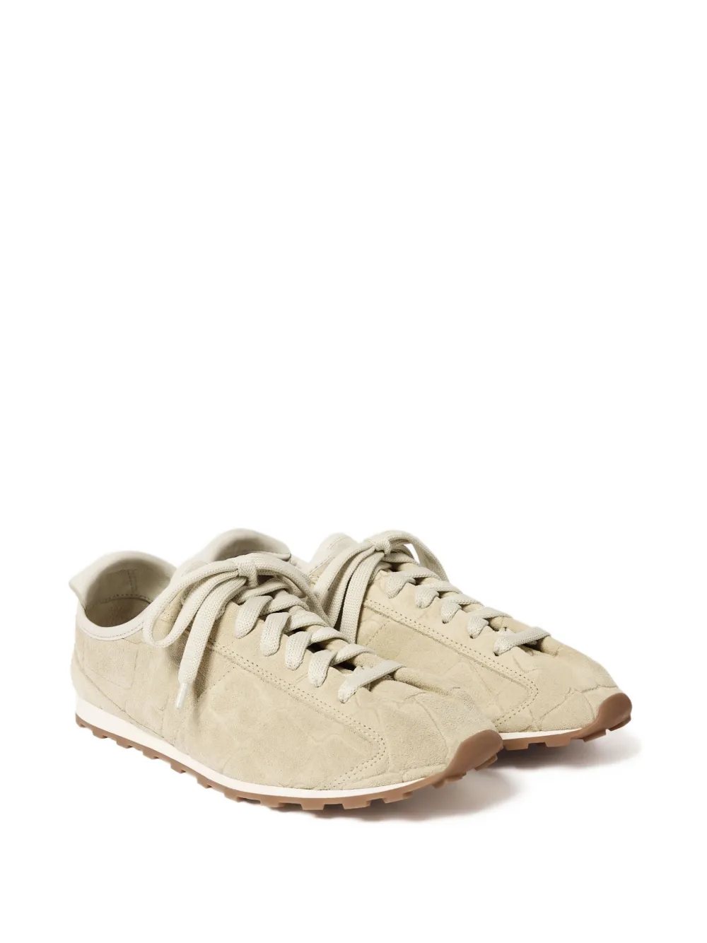 Jacquemus low-top suede sneakers Neutrals
