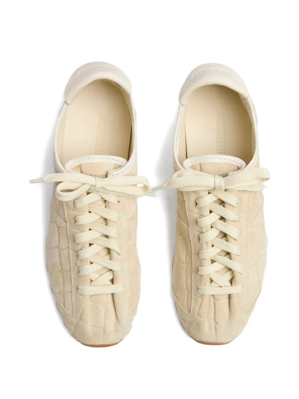 Jacquemus low-top suede sneakers Neutrals