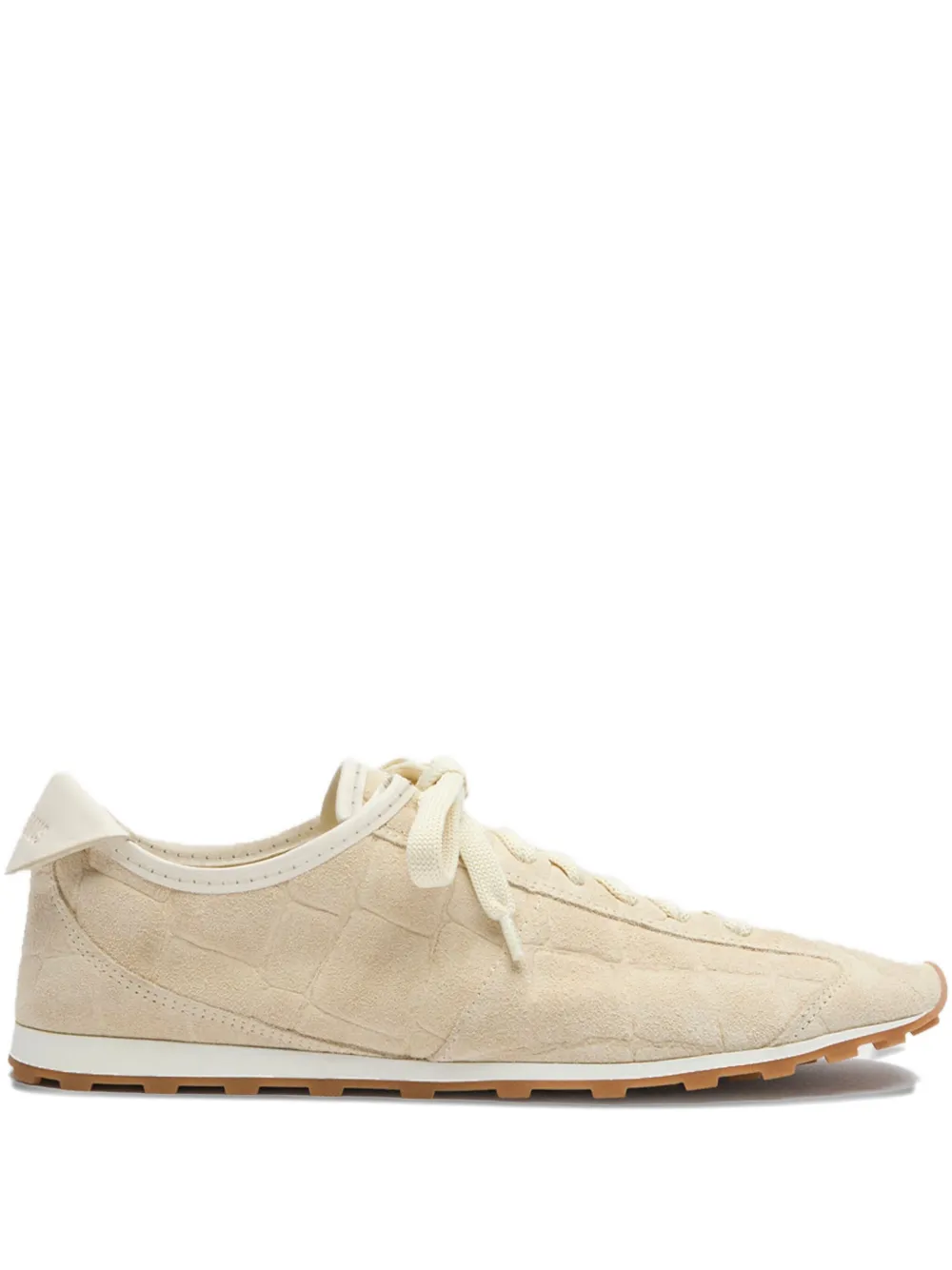 Jacquemus low-top suede sneakers Neutrals