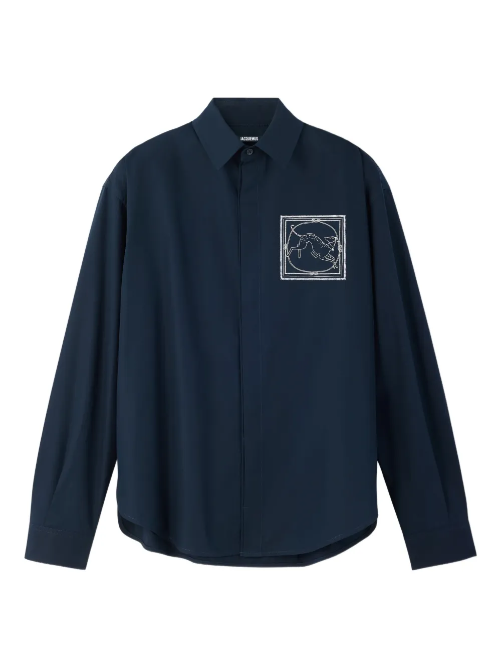 Jacquemus The Simon long-sleeve shirt | Blue | Image 1
