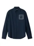 Jacquemus The Simon long-sleeve shirt - Blue
