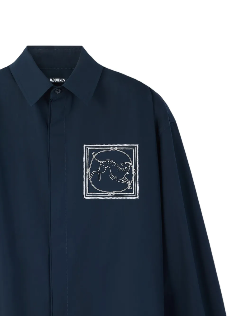 Jacquemus The Simon overhemd met lange mouwen - Blauw