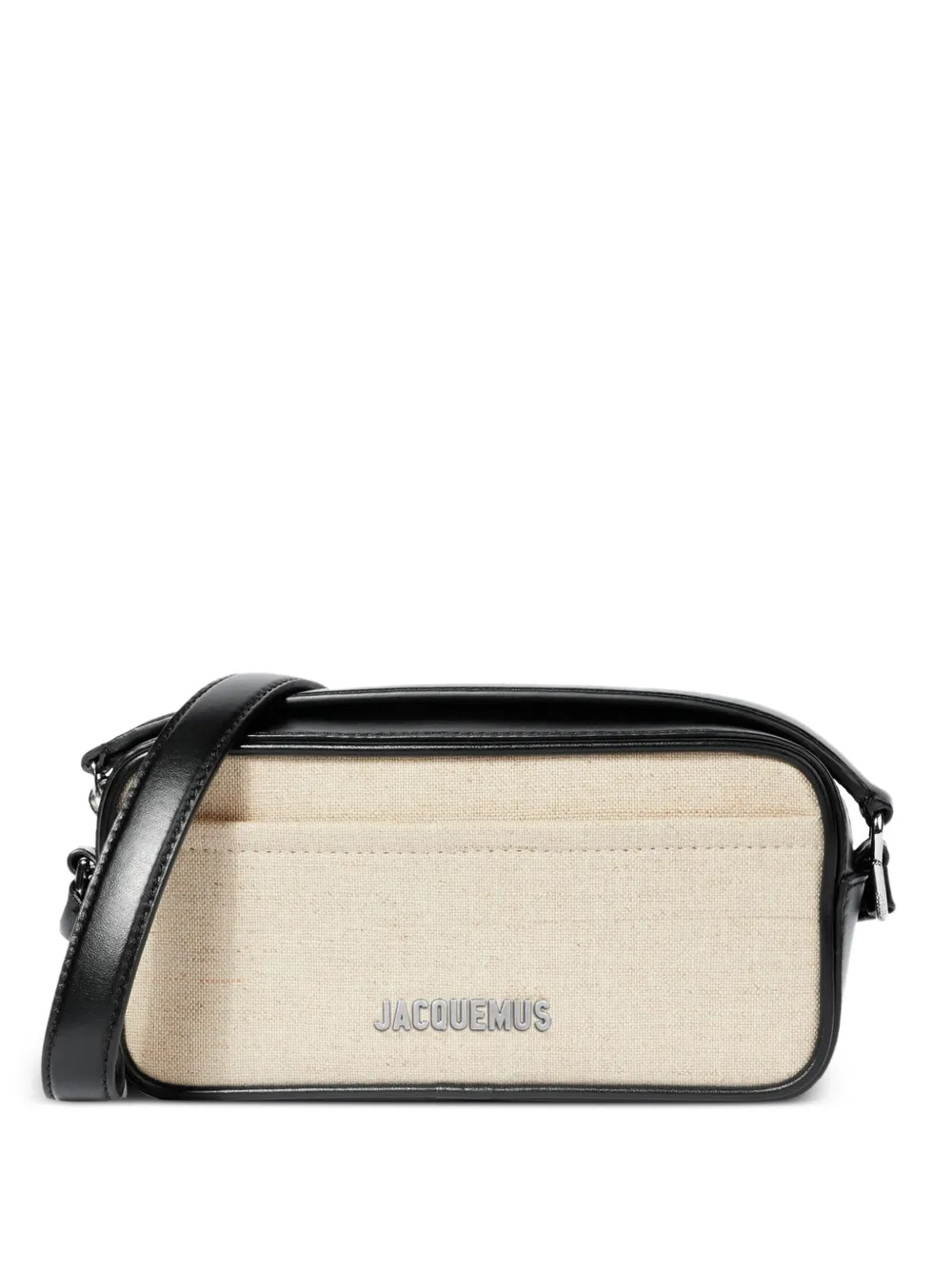 Jacquemus The Banetto crossbodytas met leren afwerking Beige