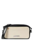 Jacquemus The Banetto leather-trimmed cross body bag - Neutrals