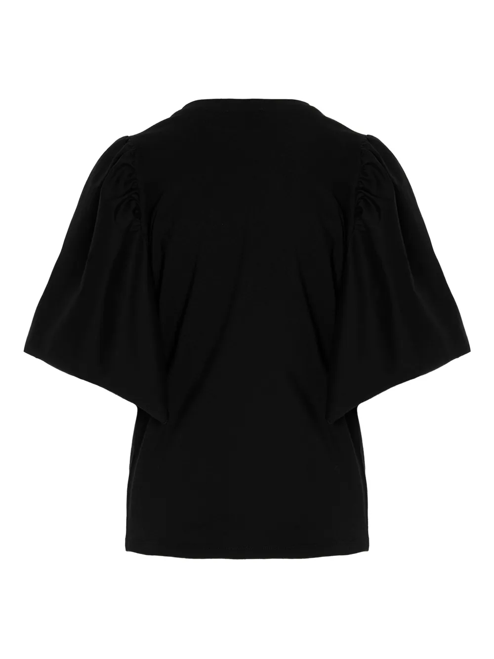 LE TWINS T-shirt met pofmouwen Zwart
