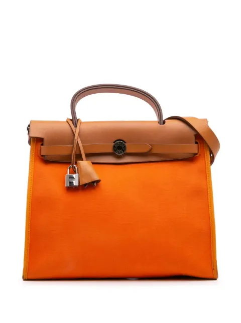 Hermès Pre-Owned 2009 Toile Herbag Zip 31 satchel