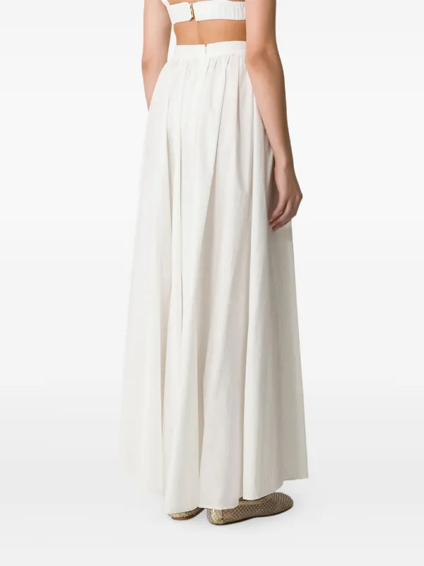 スカート FORTE FORTE Women Skirts 13607 0006 White Forte Forte Cotton Maxi Skirt | White | FARFETCH