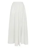 Forte Forte cotton maxi skirt - White