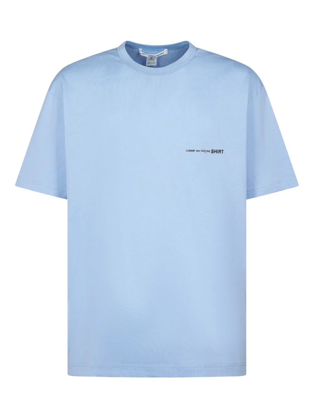 Comme Des Garçons Shirt T-shirt met logoprint Blauw
