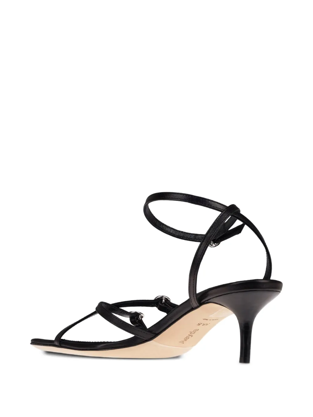 Aeyde Leren sandalen Zwart