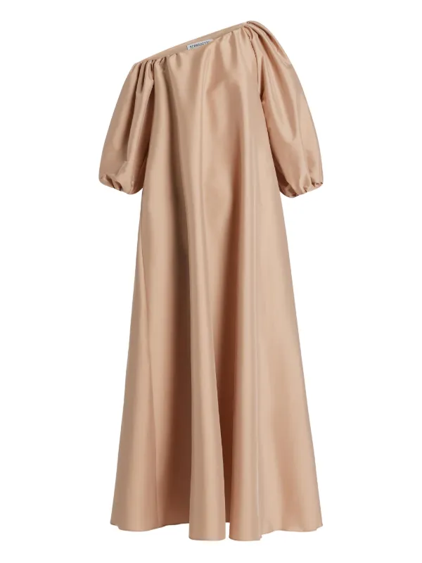 asymmetric puff sleeve dress Sequined Asymmetric Puff Sleeve Dress For Womens