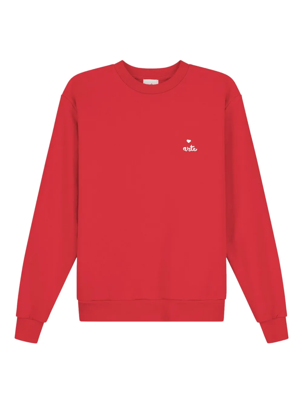 Arte Antwerp Sweater met geborduurd logo RED