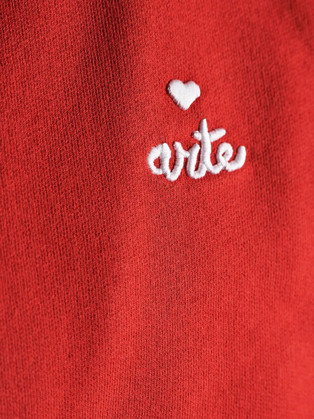 Arte Antwerp Sweater met geborduurd logo RED