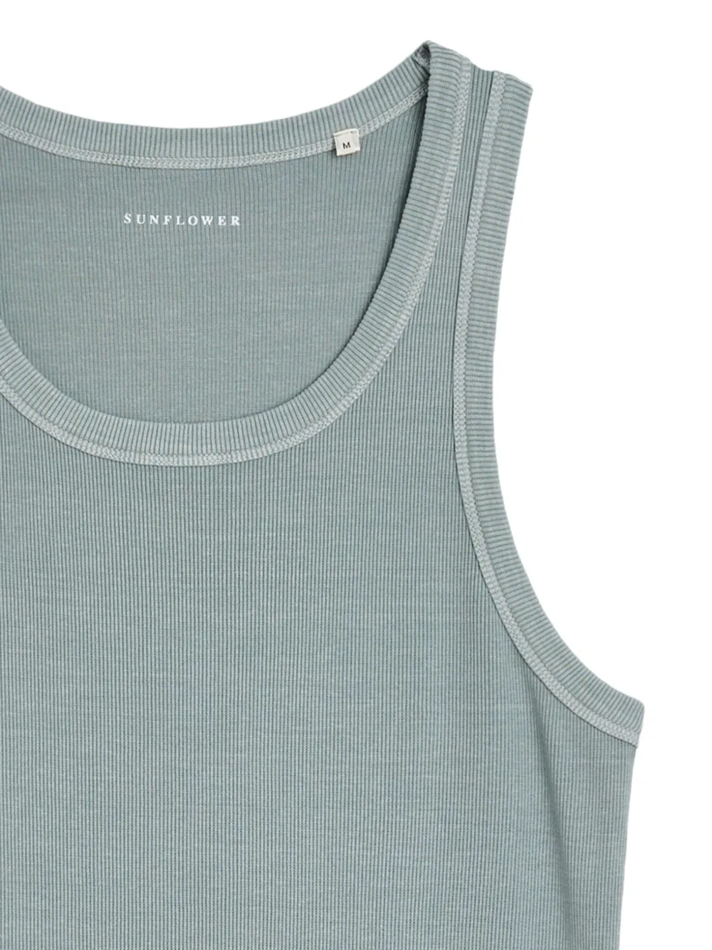 Sunflower Ribbed Tank Top | Grey | FARFETCH
