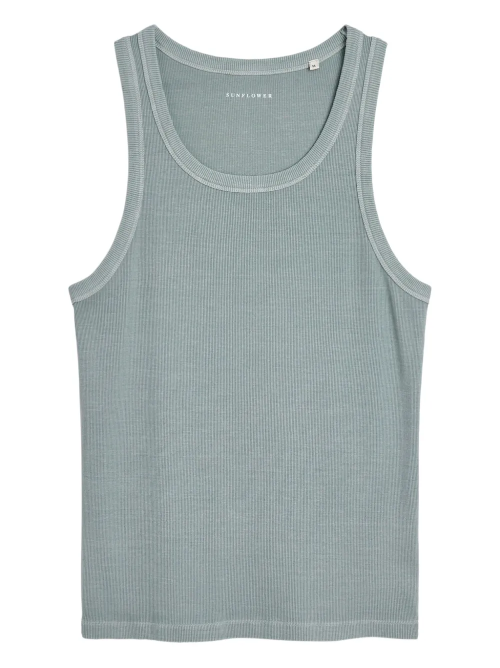 Sunflower ribbed tank top | Grey | Image 1