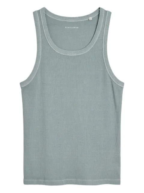 Sunflower ribbed tank top