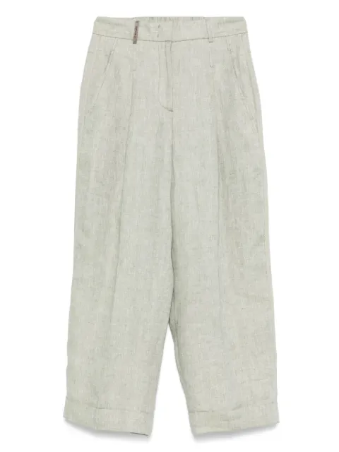 Peserico cropped tailored trousers