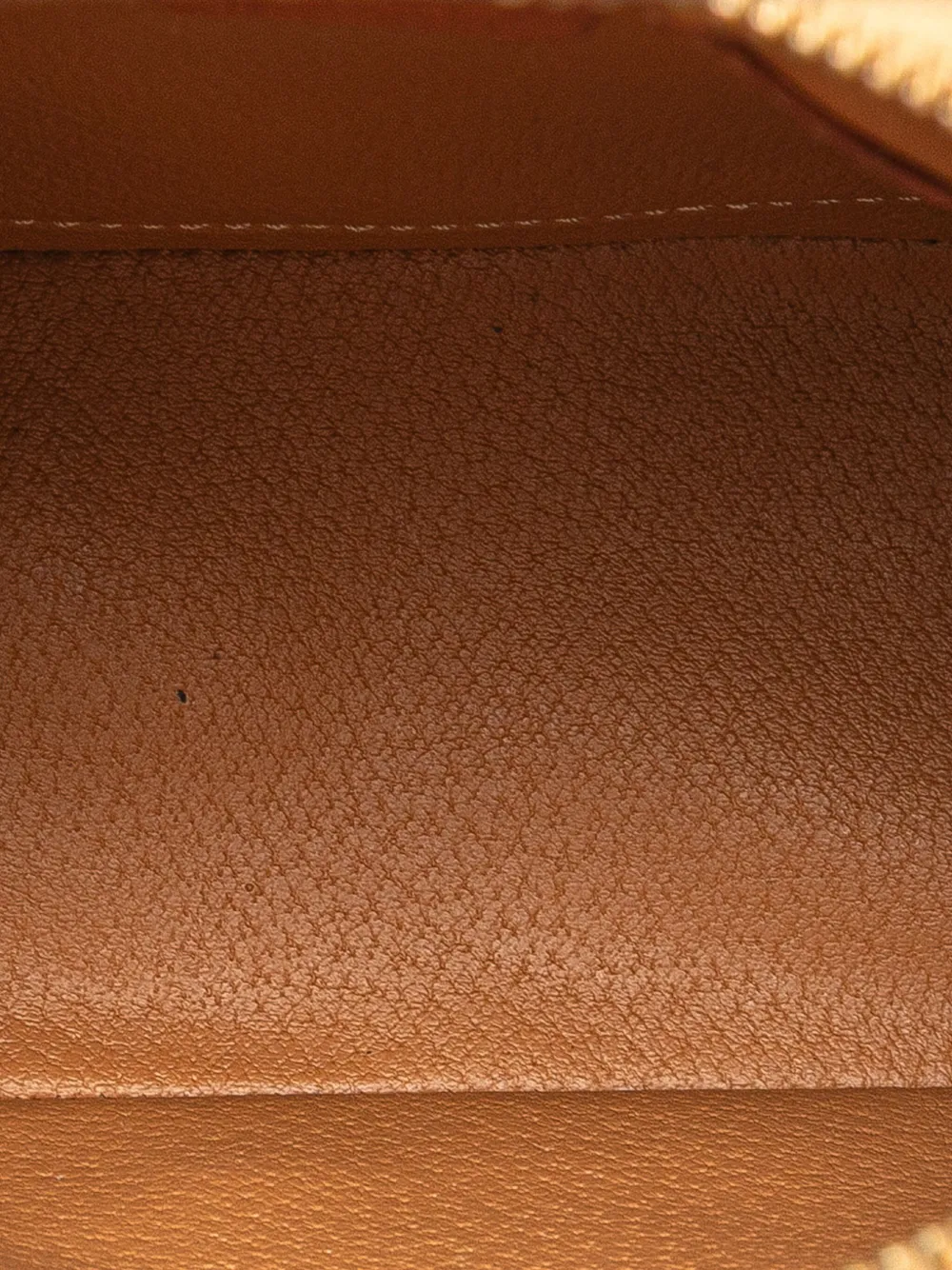 Pre-owned Celine 1993 Mini Macadam Coated Canvas Dome Satchel