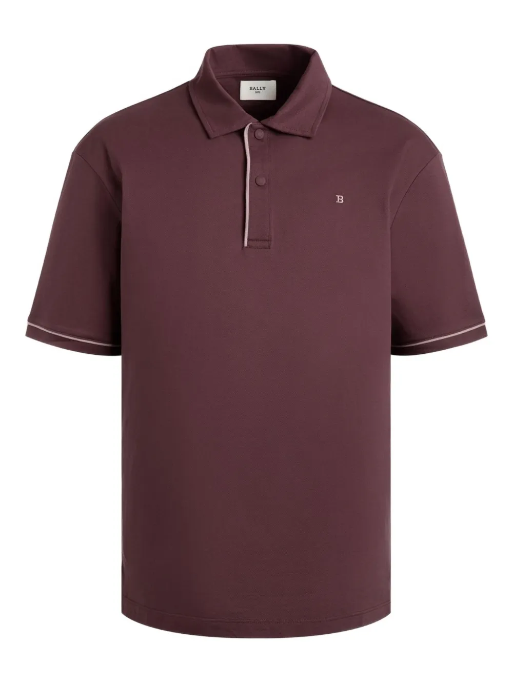 Bally Piqué poloshirt Rood