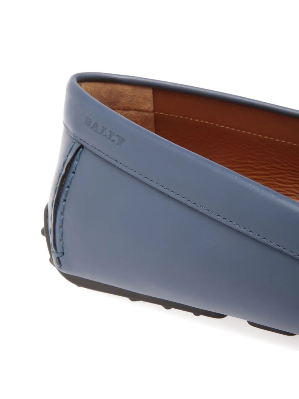 Bally Pilot Driver leather loafers Blue