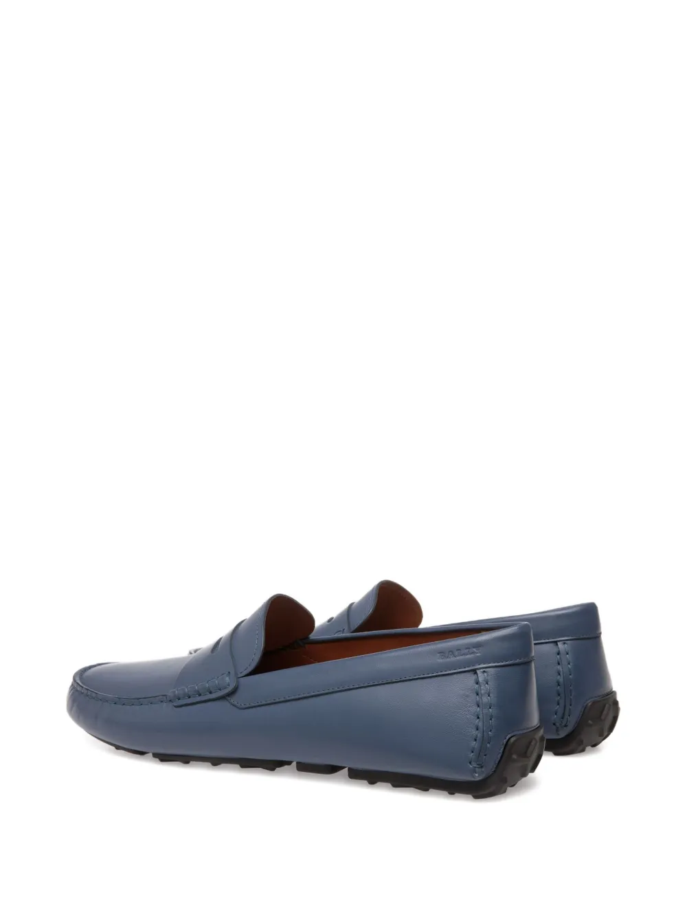 Bally Pilot Driver leather loafers Blue