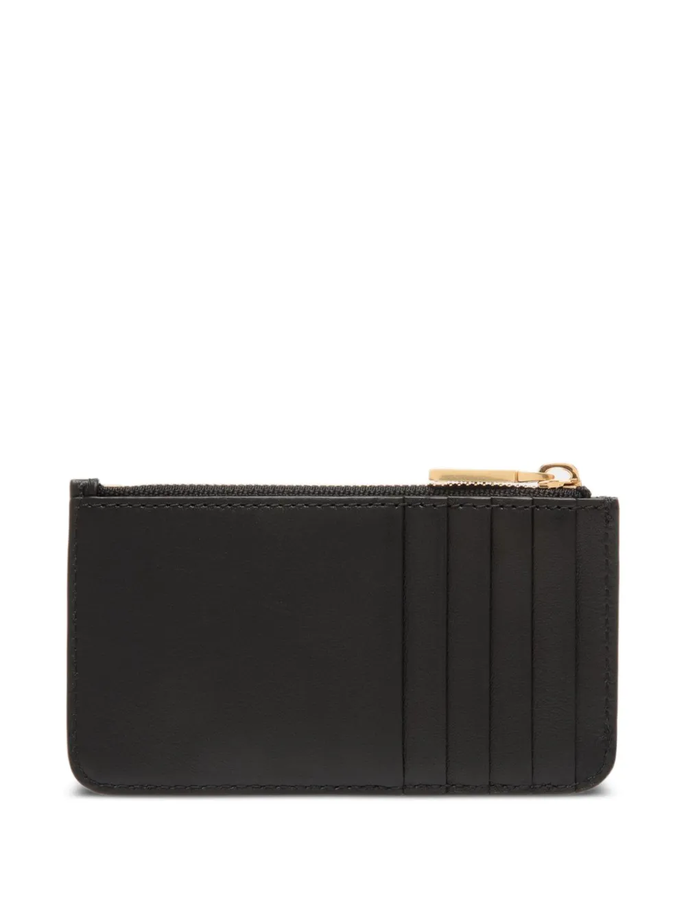 Bally ribbon-detail zip card holder Zwart