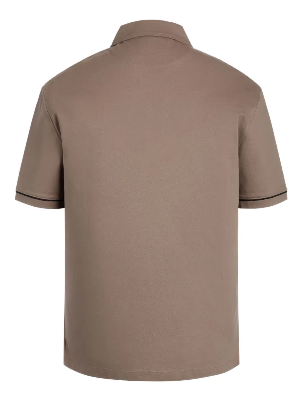 Bally Piqué katoenen poloshirt - Bruin