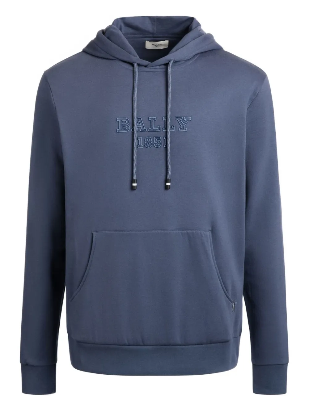 Bally Hoodie met borduurwerk Blauw