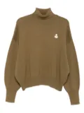 MARANT ÉTOILE turtleneck balloon-sleeve sweater - Green