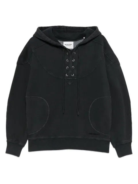 MARANT ÉTOILE lace-up hoodie