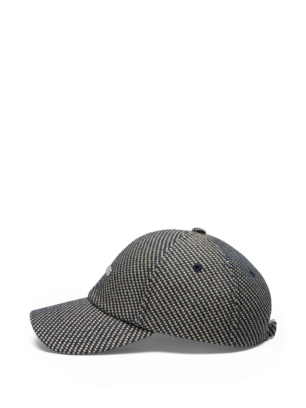 Jacquemus Womens Navy La Casquette Branded Cotton-blend Cap In Neutral