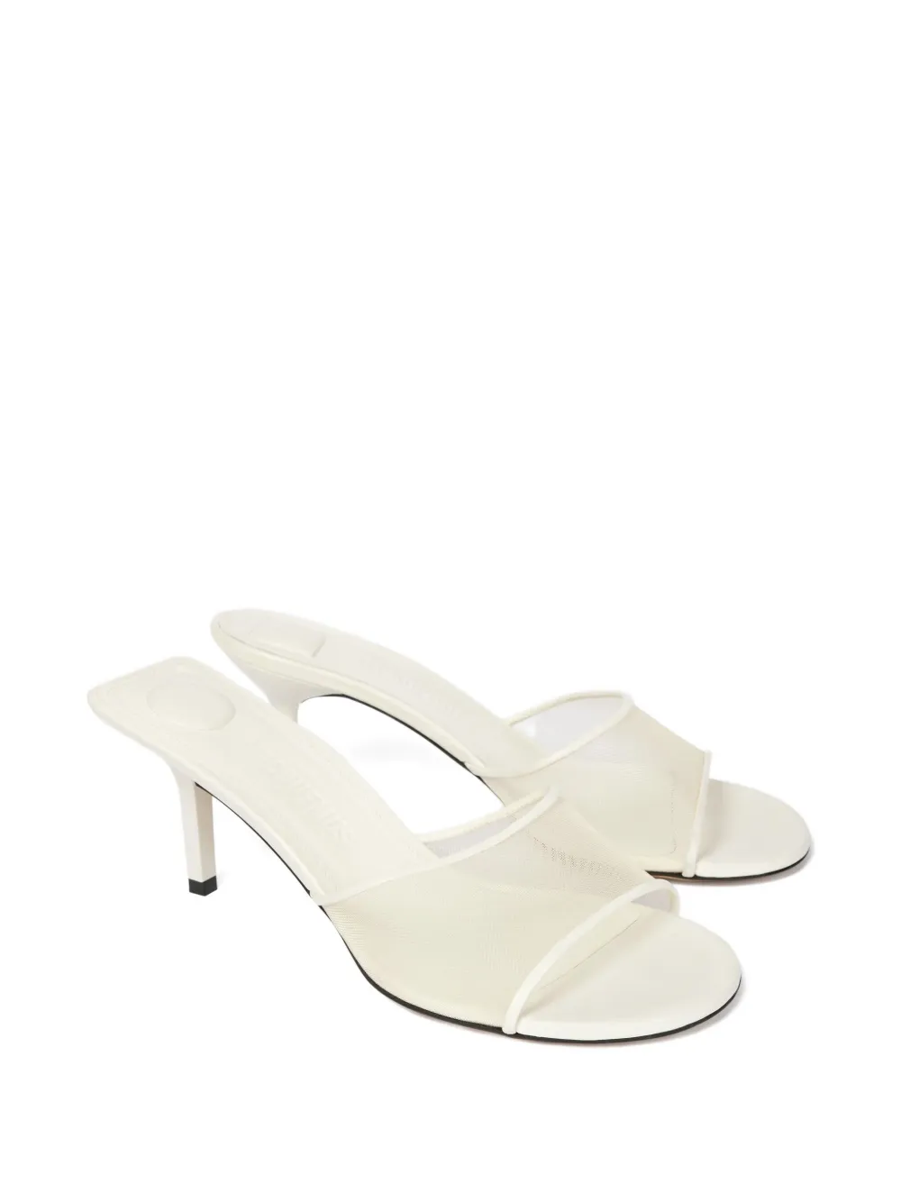 Jacquemus mesh-panel stiletto-heel mules | Heeled Mules | Image 2