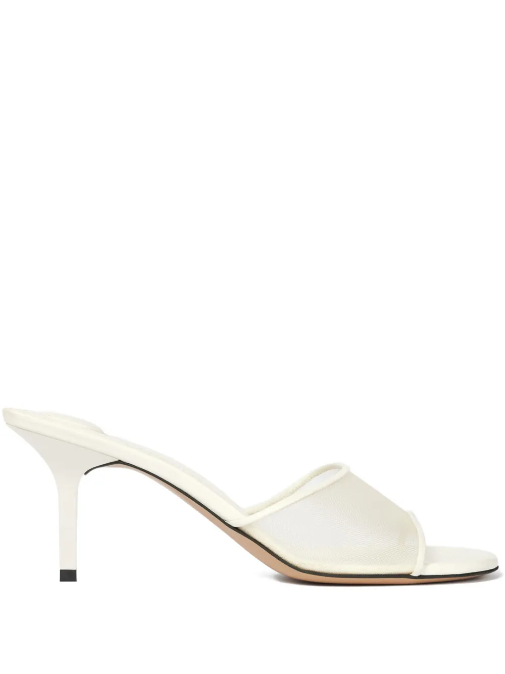 Jacquemus mesh-panel stiletto-heel mules | White | Image 1