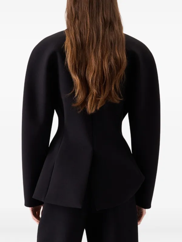 Jacquemus The Ovalo ジャケット | ブラック | FARFETCH JP