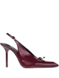 Jacquemus 100mm Cubisto bow-slingback pumps - Red