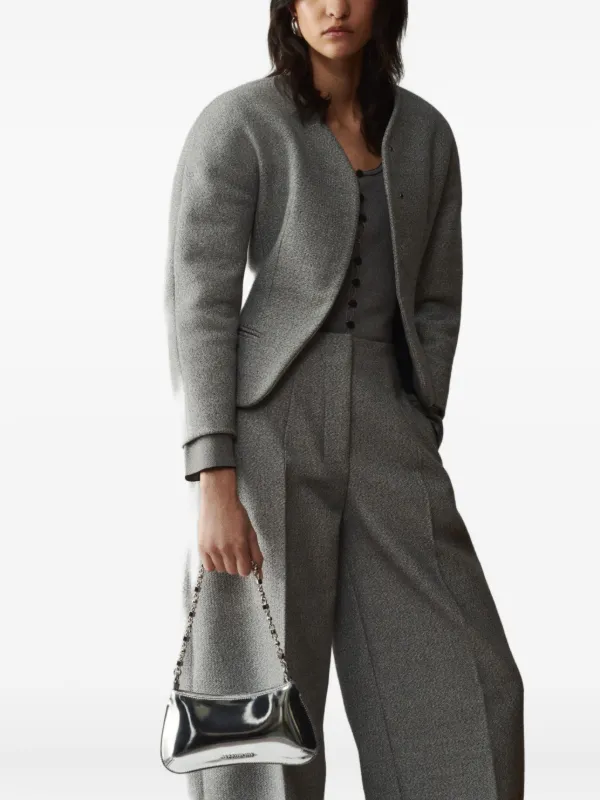 Jacquemus Bisou Chaine Shoulder Bag | Silver | FARFETCH