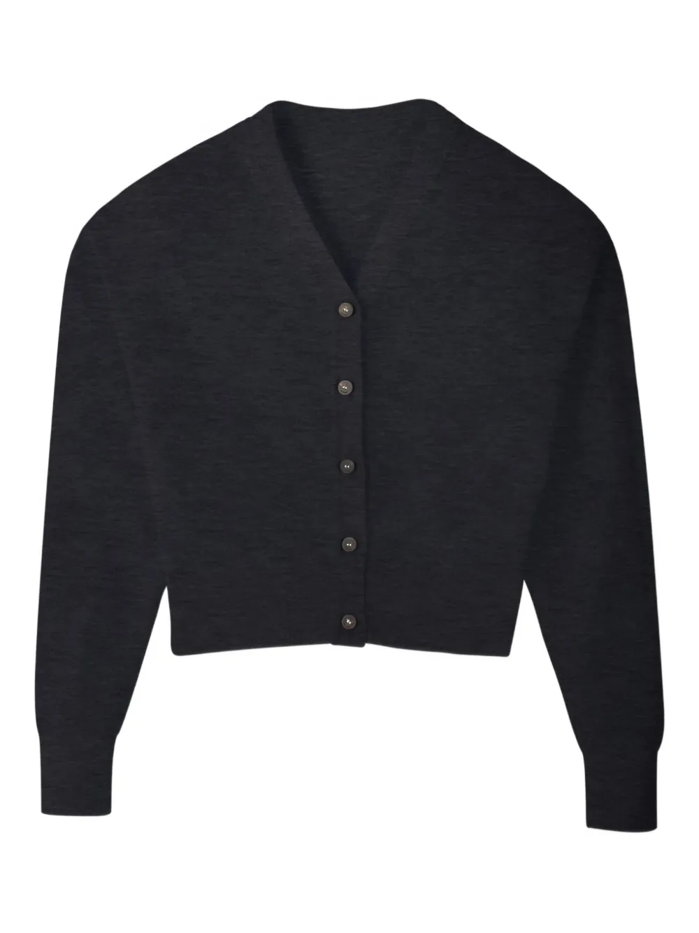 Jacquemus V-neck Wool Cardigan In Black