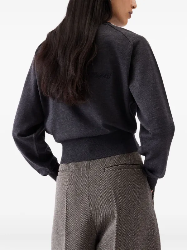 Jacquemus エンブロイダリー セーター | グレー | FARFETCH JP