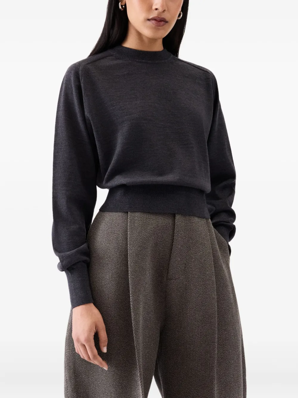 Jacquemus MAGLIA GIROCOLLO Zwart