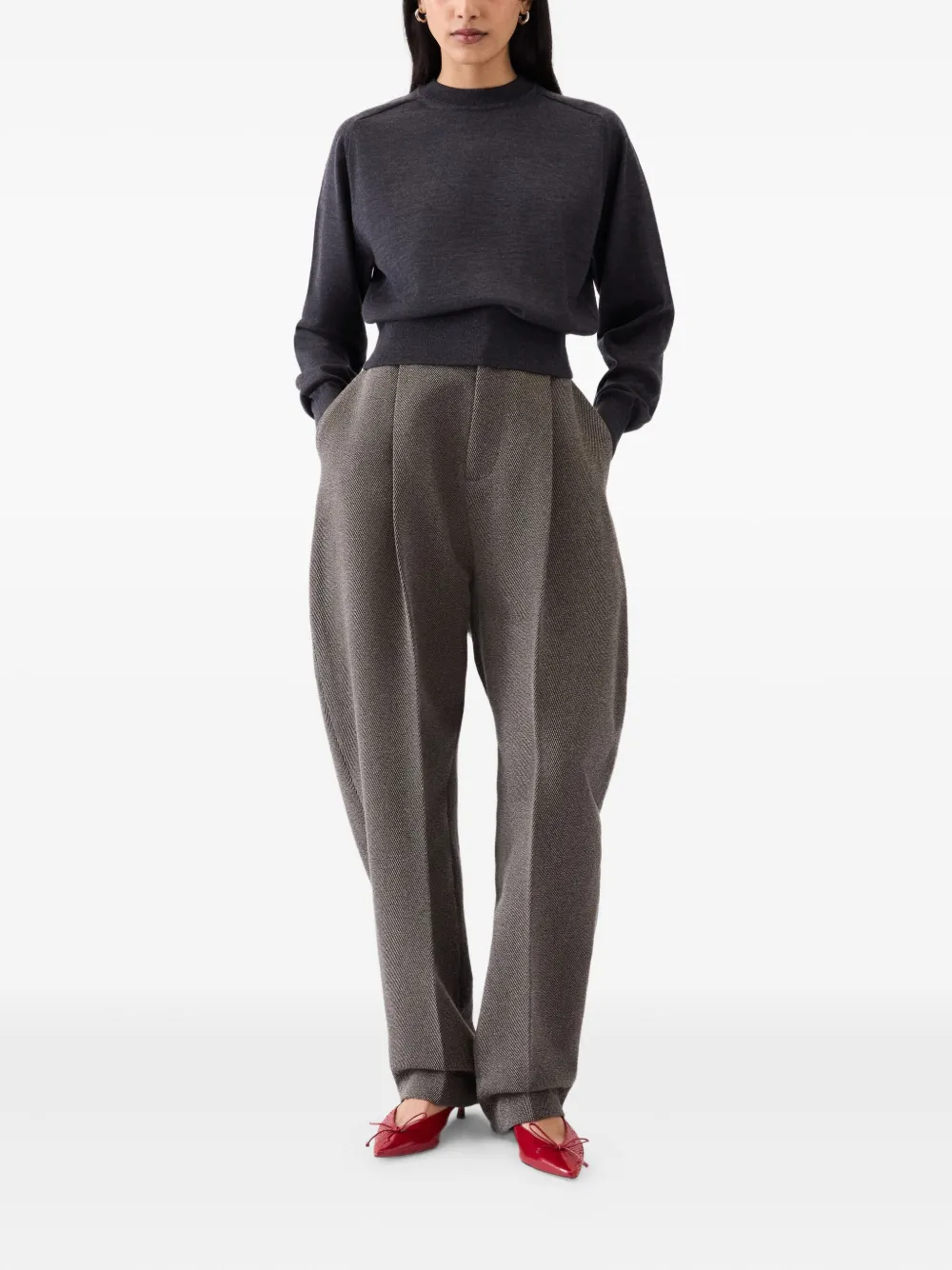 Jacquemus MAGLIA GIROCOLLO Zwart