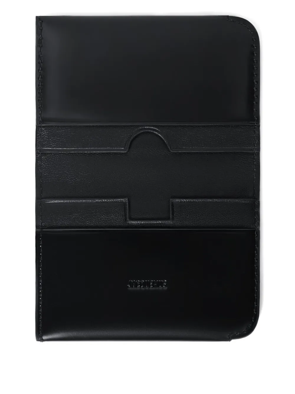 Jacquemus Pasjeshouder met logo-reliëf Zwart